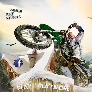 Winter Bike Stunt