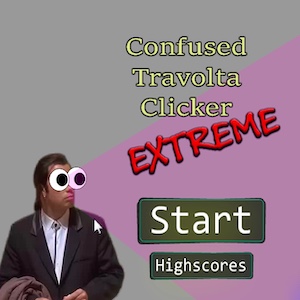Confused Travolta Clicker