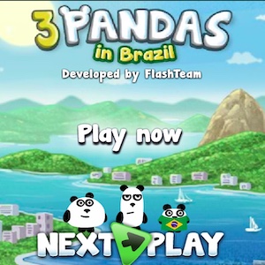 3 Pandas in Brazil